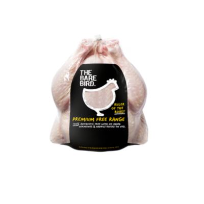 Australian Frozen The Bare Bird Premium Free Range Whole Chicken