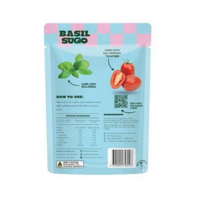 Bella Cucina Basil Sugo Pasta Sauce