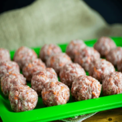 Australian Frozen Beef Meatballs with Carrot Celery Tomato & Onion