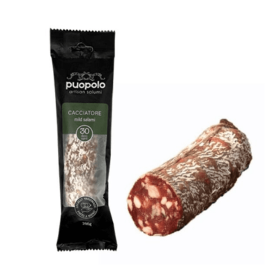 Australian Chilled Puopolo Artisan Salumi Cacciatore Mild Salami