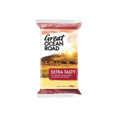 Australian Great Ocean Road Dairy Extra Tasty Cheese 500 gm