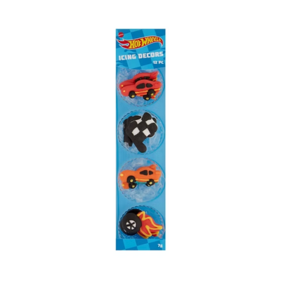 Dollar Sweets Hot Wheels Icing Decors