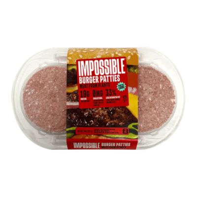 Impossible Frozen Burger Patties Made From Plants