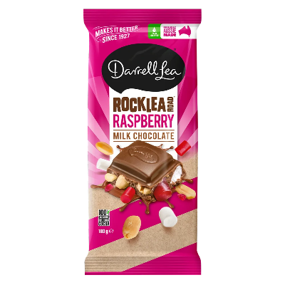 Darrell Lea Rocklea Road Raspberry Milk Chocolate