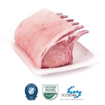 Australian Frozen Valenca Free Range Pork Rack Rib - Rind On