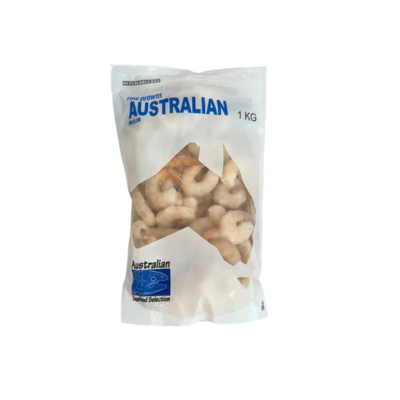 Australian Frozen King Prawns tail-on 1kg