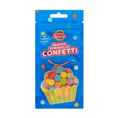 Dollar Sweets Edible Wafer Sprinkles Confetti - dots