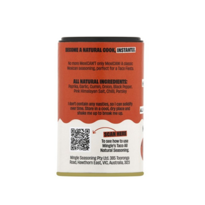 Mingle Mexican Fiesta Taco All Natural Seasoning