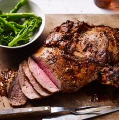 Australian Frozen Lamb Leg Butterflied Roast Boneless with Rosemary and Garlic
