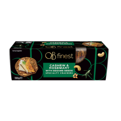 Australian Ob Finest Specialty Crackers Cashew & Rosemary