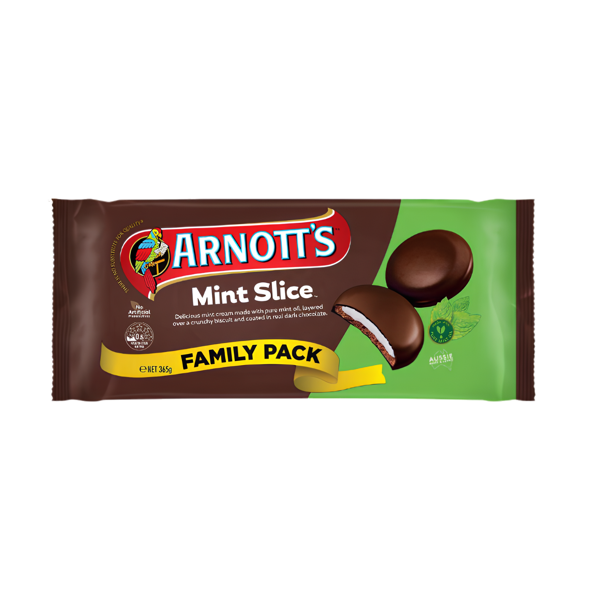 Australian Arnott's Mint Slice Family Pack 365g