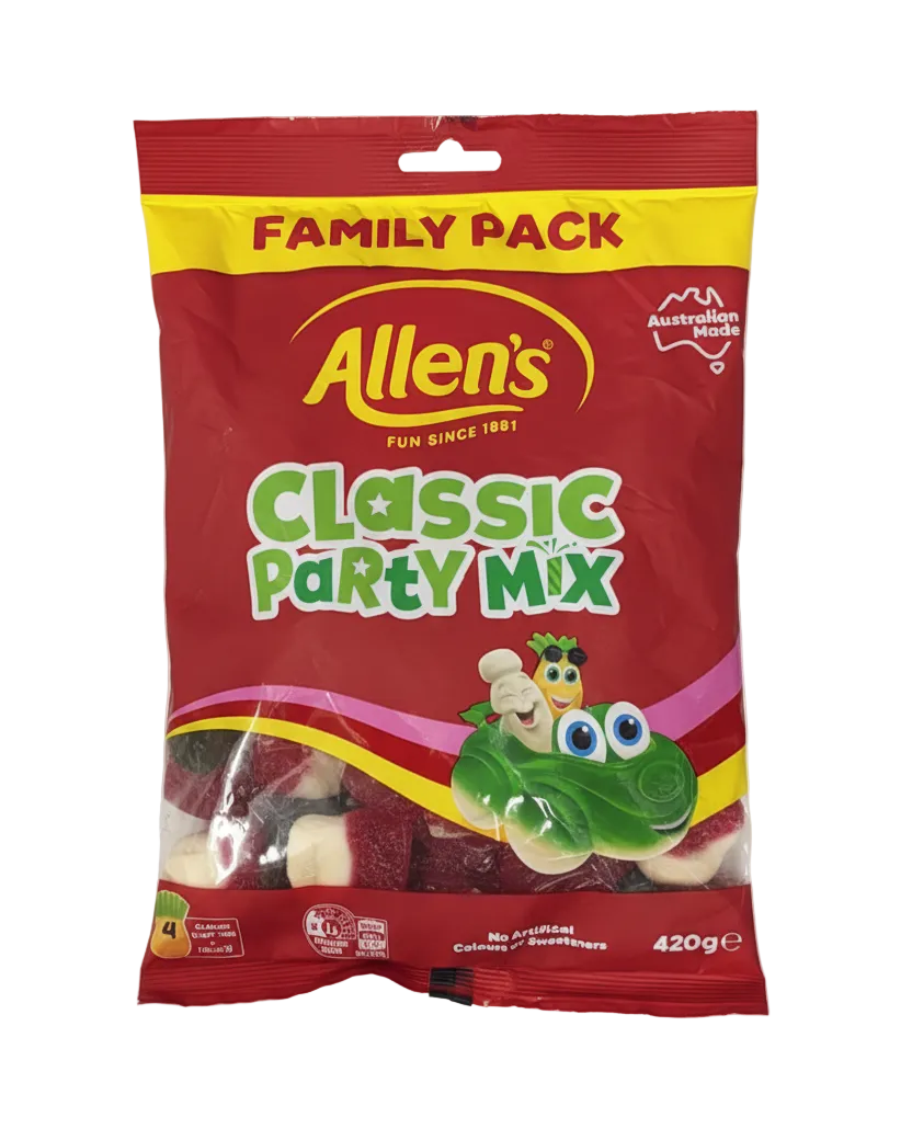 Australian Allen's Classic Party Mix 420g