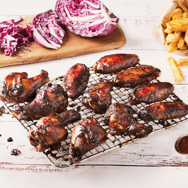 Australian Frozen Chicken Wing Nibbles in Honey Soy marinade — alternate angle