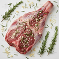 Australian Lamb Leg Butterflied Roast Boneless with Rosemary and Garlic (Frozen)