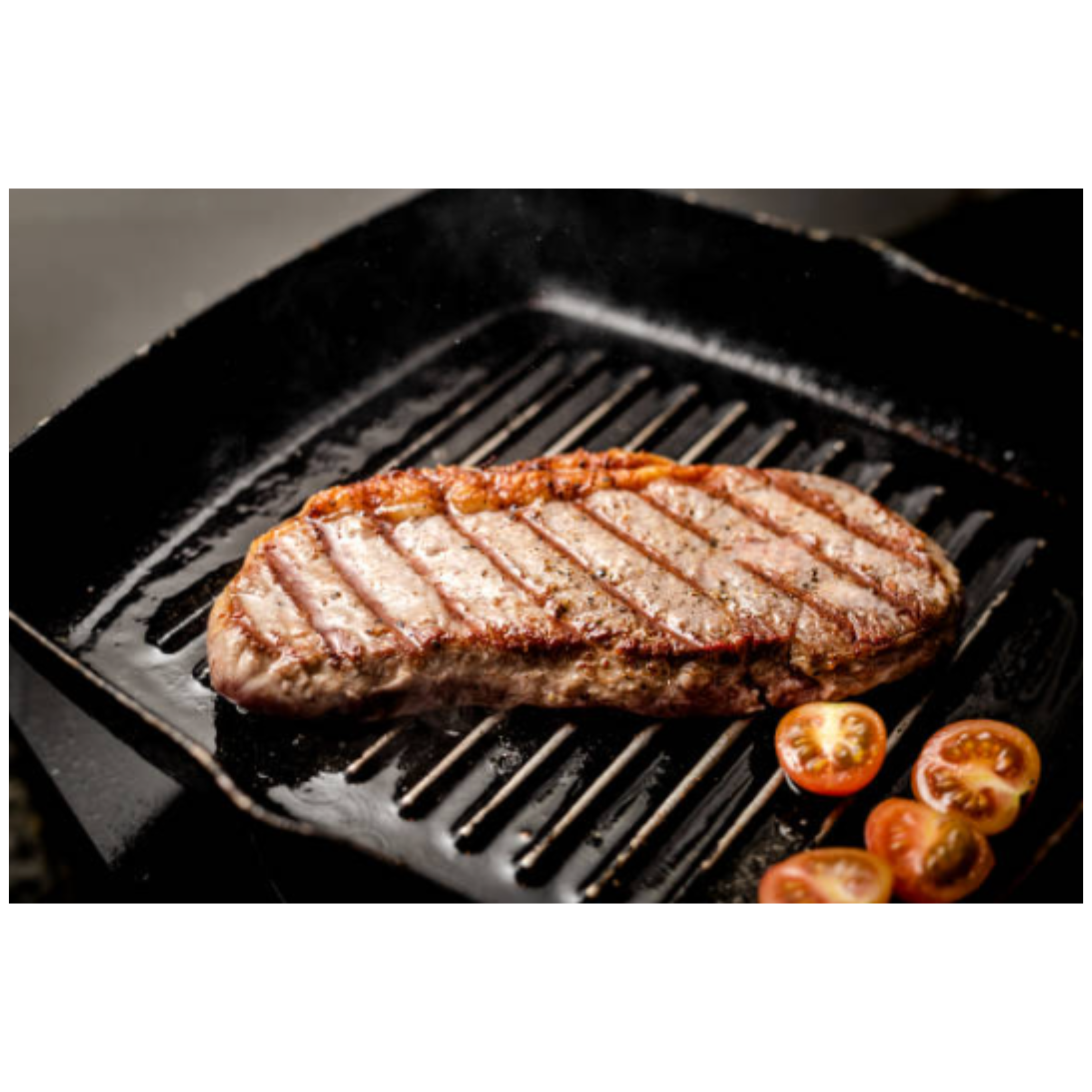 Australian Sher Wagyu rump cap picanha steak with high marbling and thick fat cap