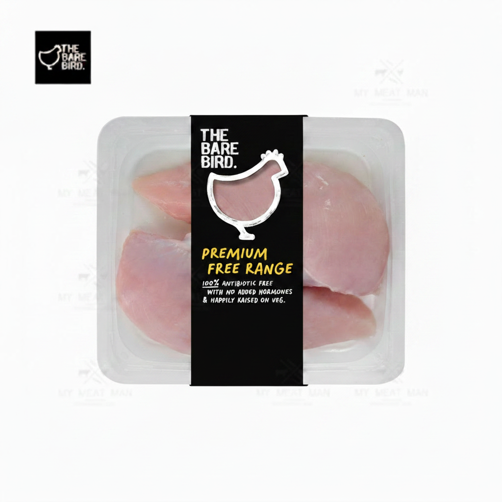 Australian The Bare Bird Premium Free Range Chicken Breast Fillet (Frozen)