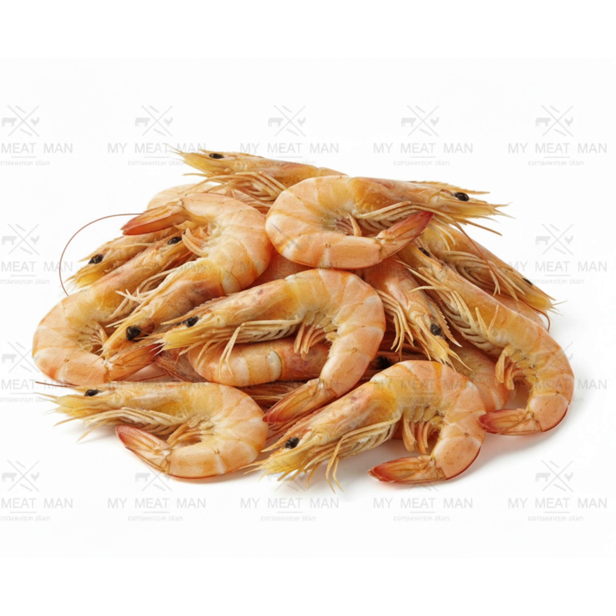 Australian Whole Raw Banana Prawns 1kg (Frozen)