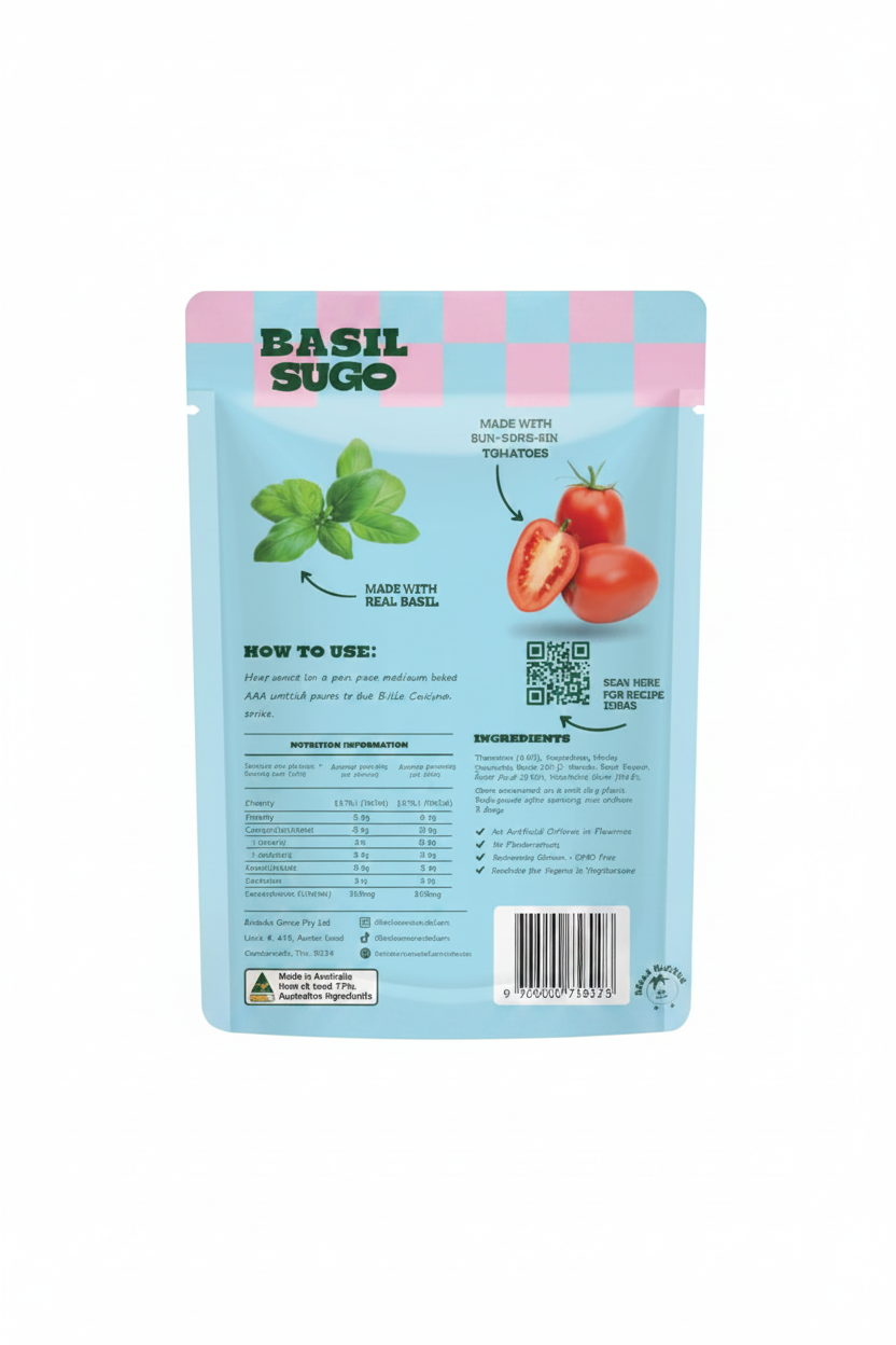 Bella Cucina Basil Sugo Pasta Sauce 400g