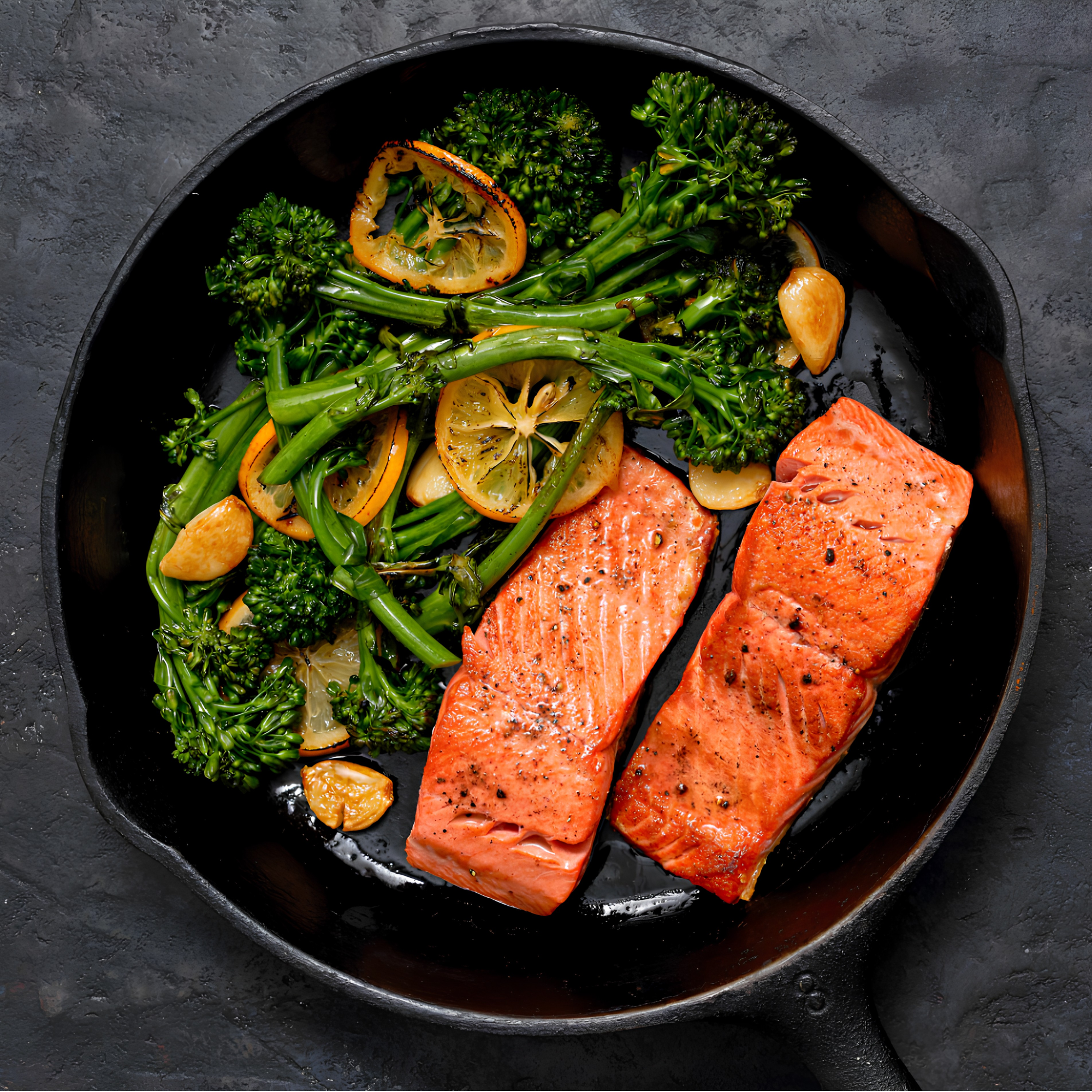 Wild-caught Canadian Sockeye salmon whole fillet on board