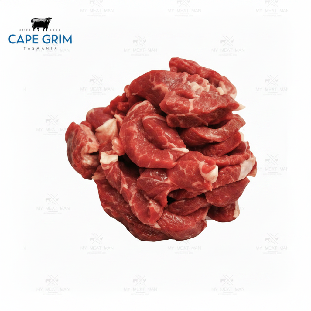 Australian Cape Grim Grass Fed Sirloin Beef Strips (Frozen) - 500g