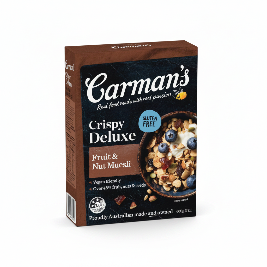 Carman's Crispy Deluxe Fruit & Nut Muesli 600g