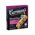 Carman's Muesli Bars Super Berry, Cranberry, Blueberry & Goji 270g (6 bars x 45g)