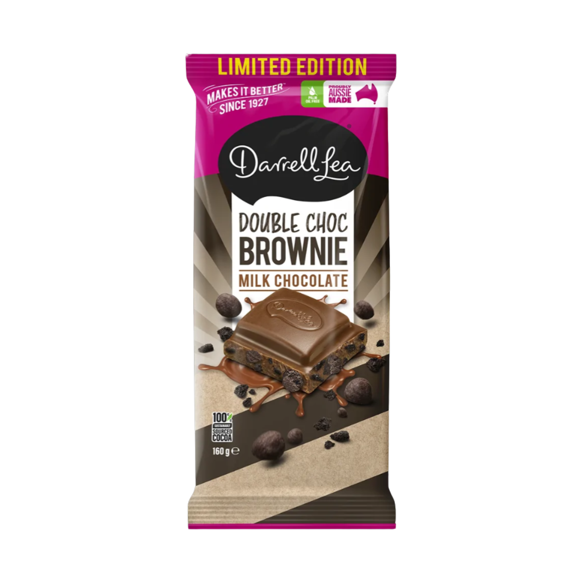 Darrell Lea Double Choc Brownie Milk Chocolate