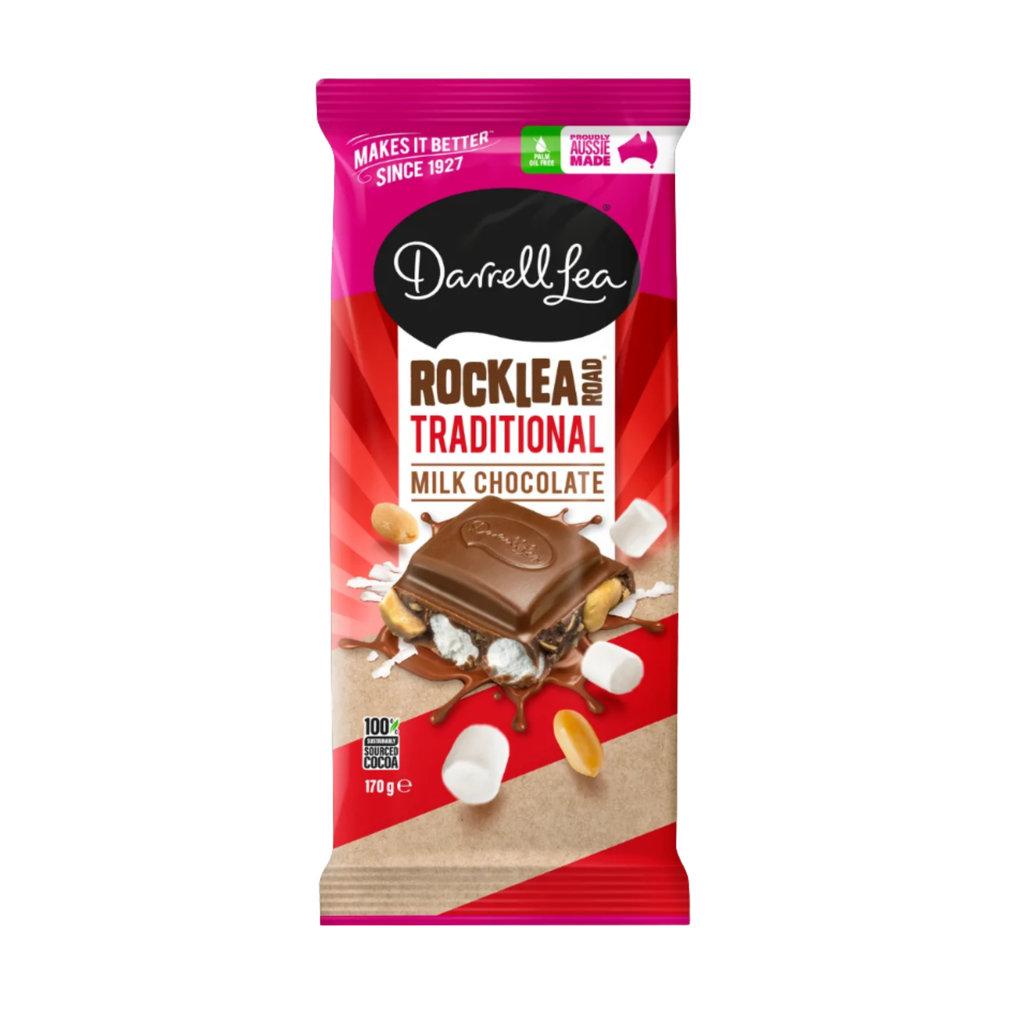 Darrell Lea Rocklea Road Traditional Milk Chocolate 170g