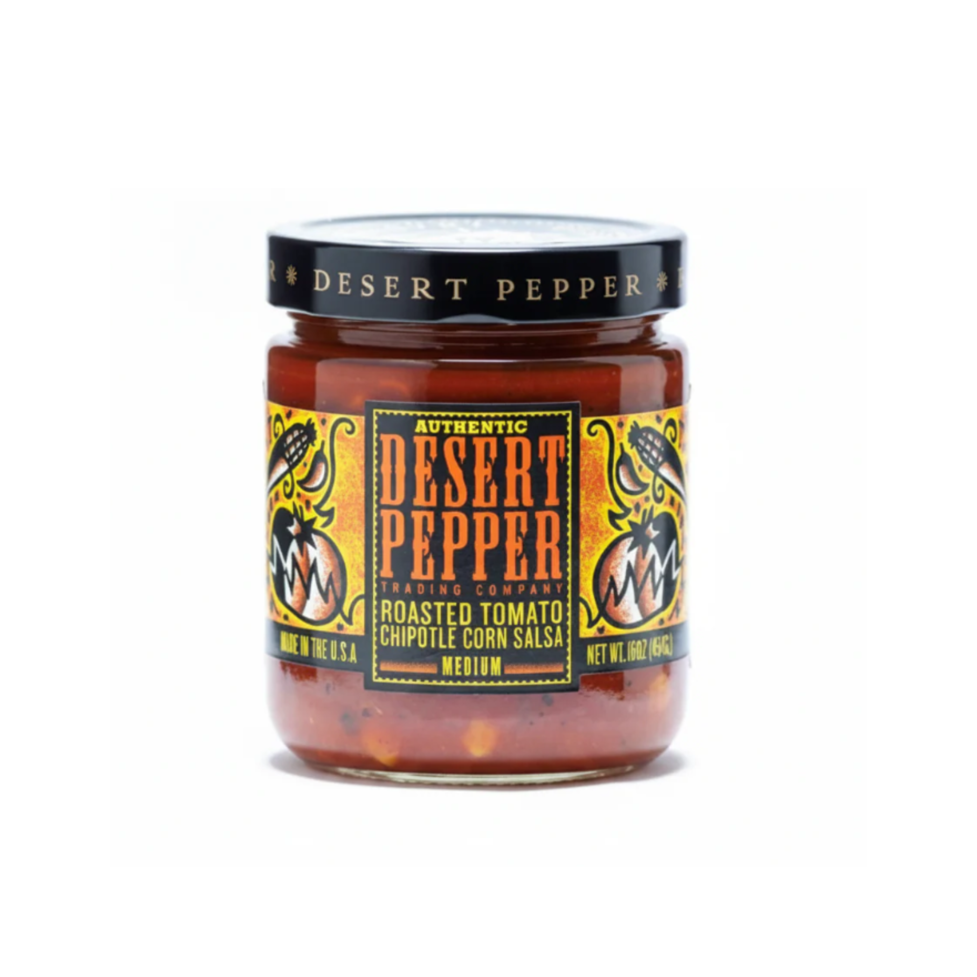 Desert Pepper Roasted Tomato Chipotle Corn Salsa Medium 454g