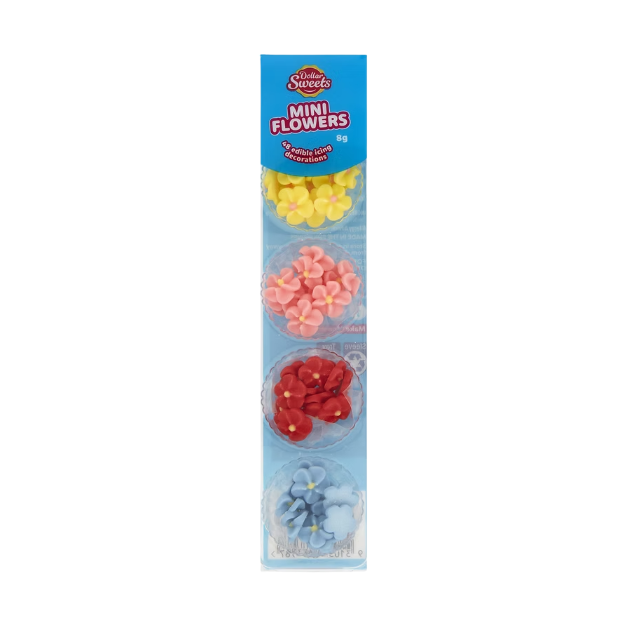 Dollar Sweets Mini Flowers Icing Decors 8g