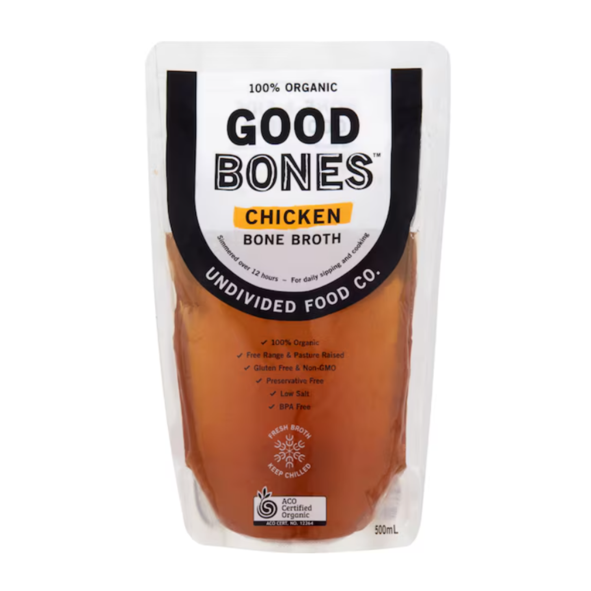 Good Bones Organic Chicken Bone Broth 500ml