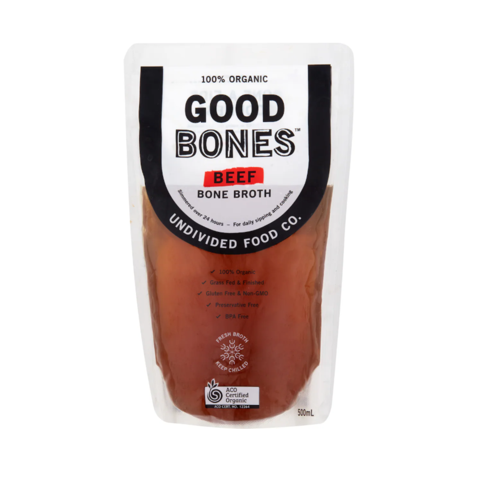 Good Bones Organic Beef Bone Broth 500ml