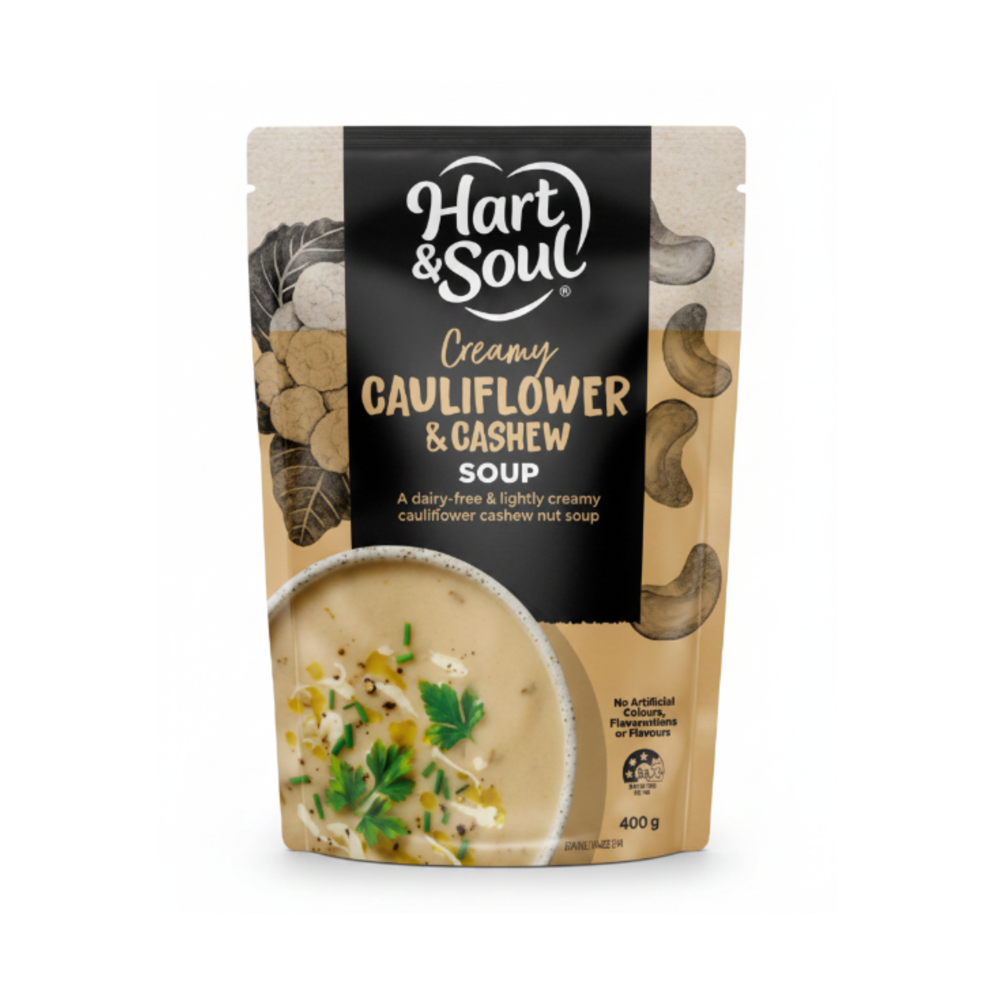 Hart & Soul Creamy Cauliflower & Cashew Soup