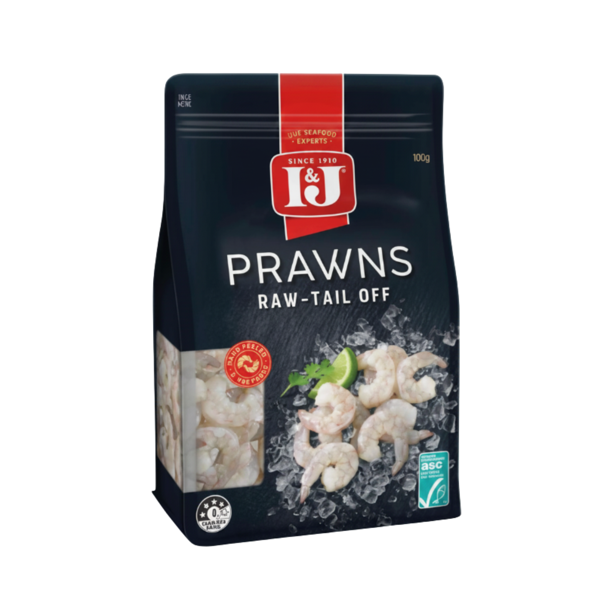 I&J The Finest Raw Prawns Tail Off 500g (Frozen)