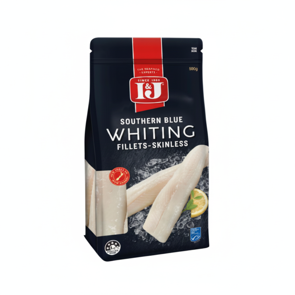 I&J The Finest Southern Blue Whiting Fillets 500g