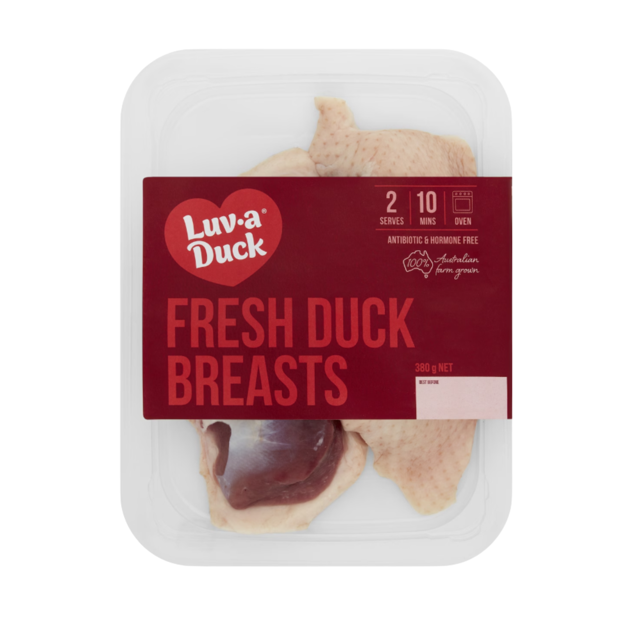 Luv-A-Duck Fresh Duck Breast Fillets 380g
