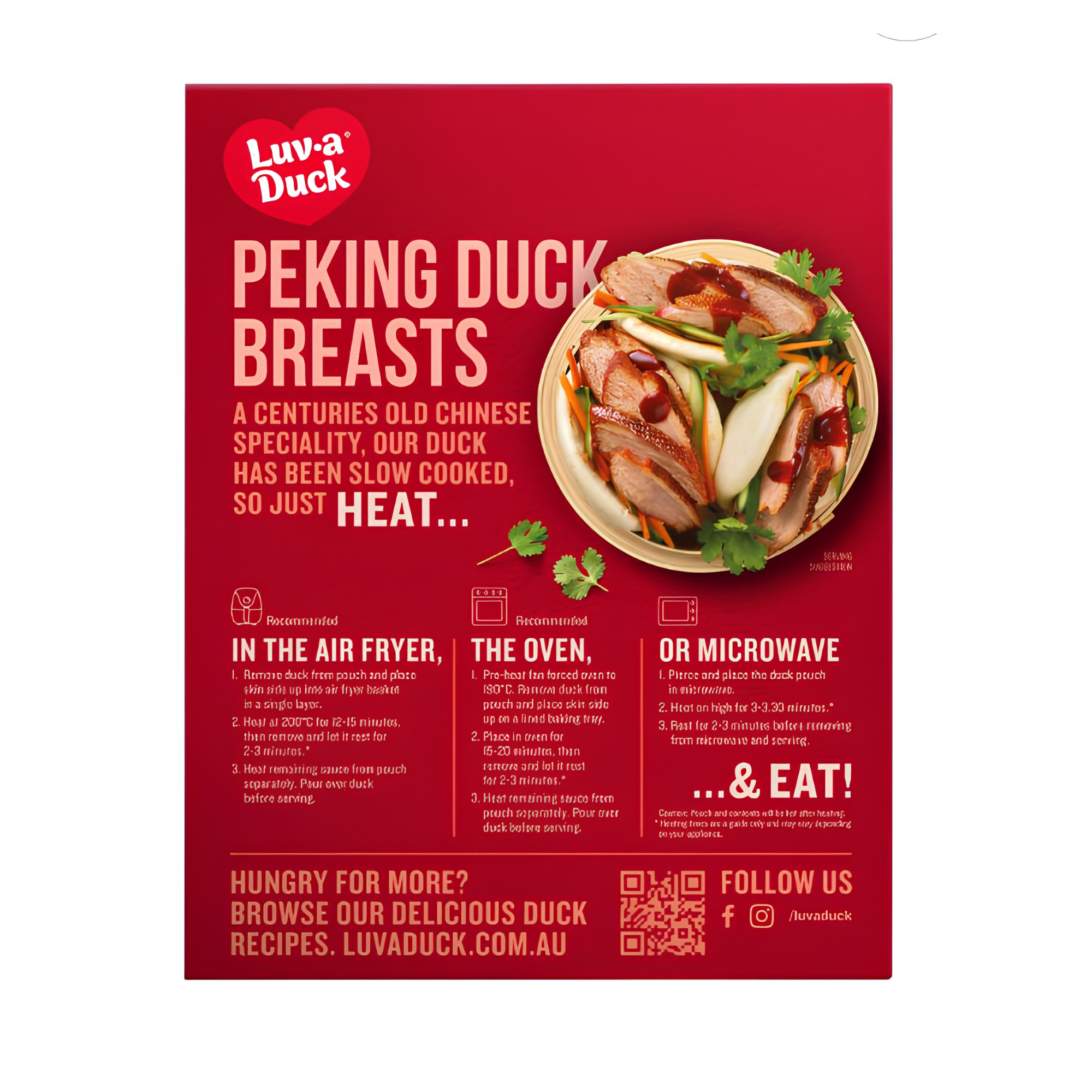 Australian Luv-A-Duck Peking Duck Breast 380g (Chilled)