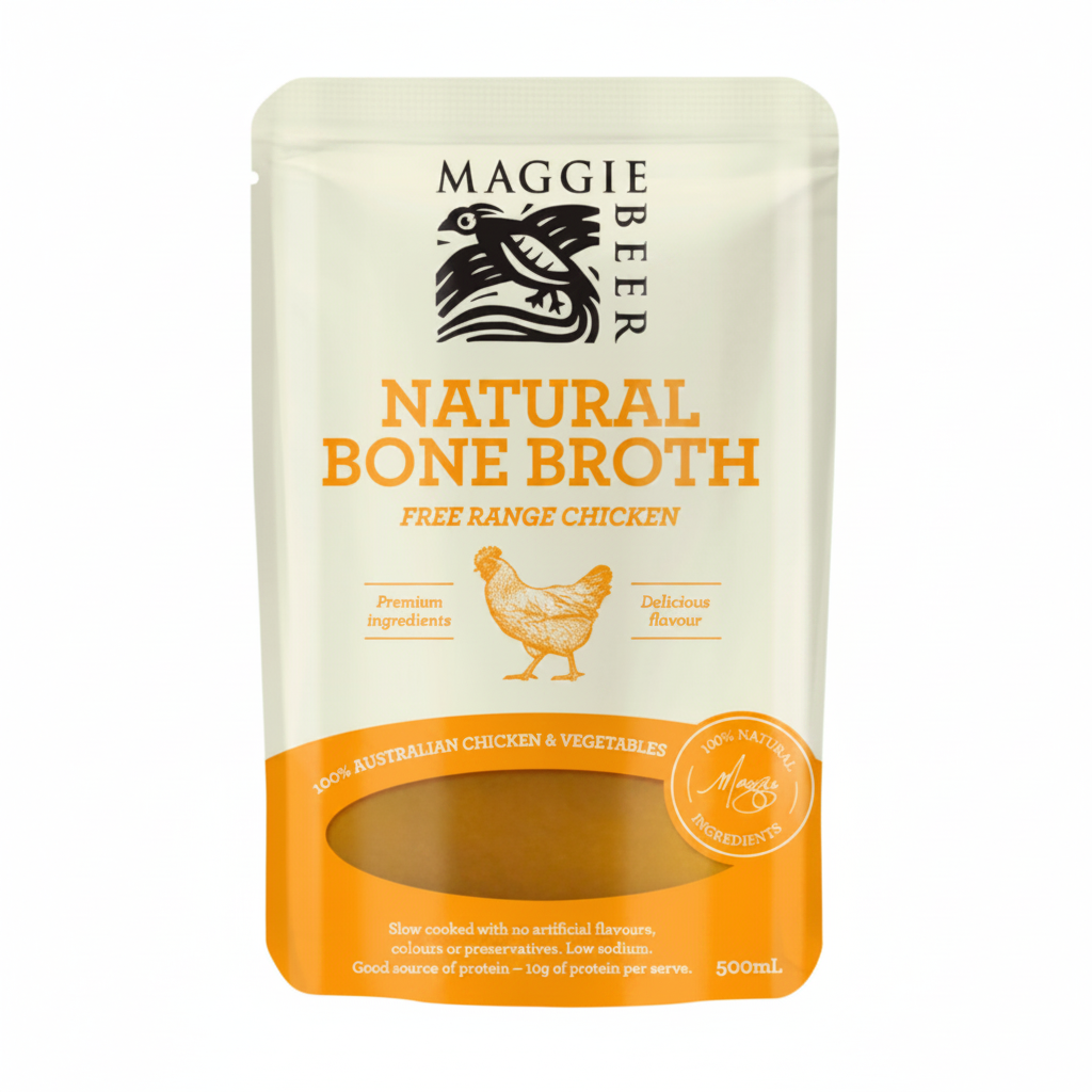 Maggie Beer Natural Chicken Free Range Bone Broth 500ml