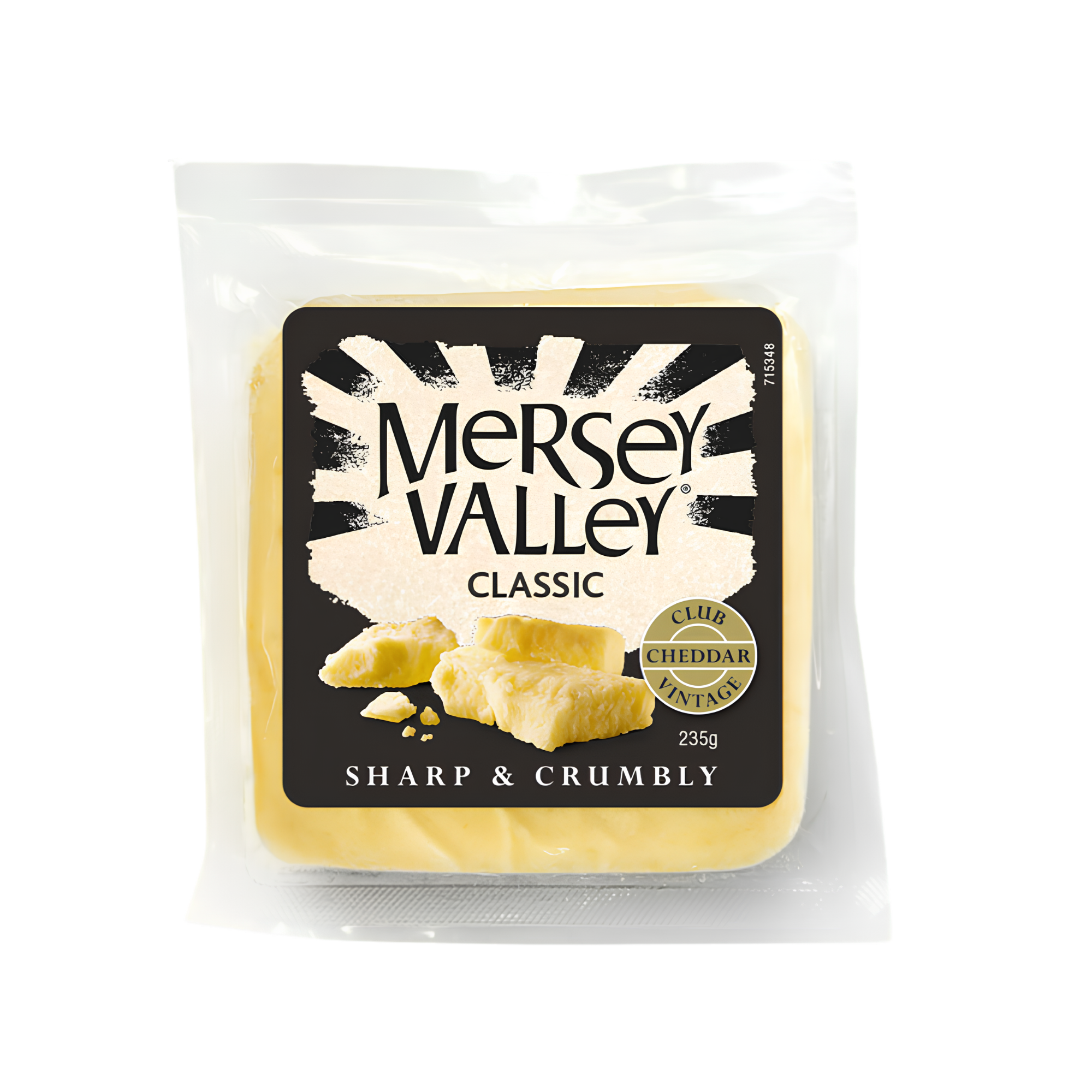 Australian Mersey Valley Classic Sharp & Crumbly Cheddar Cheese 235g
