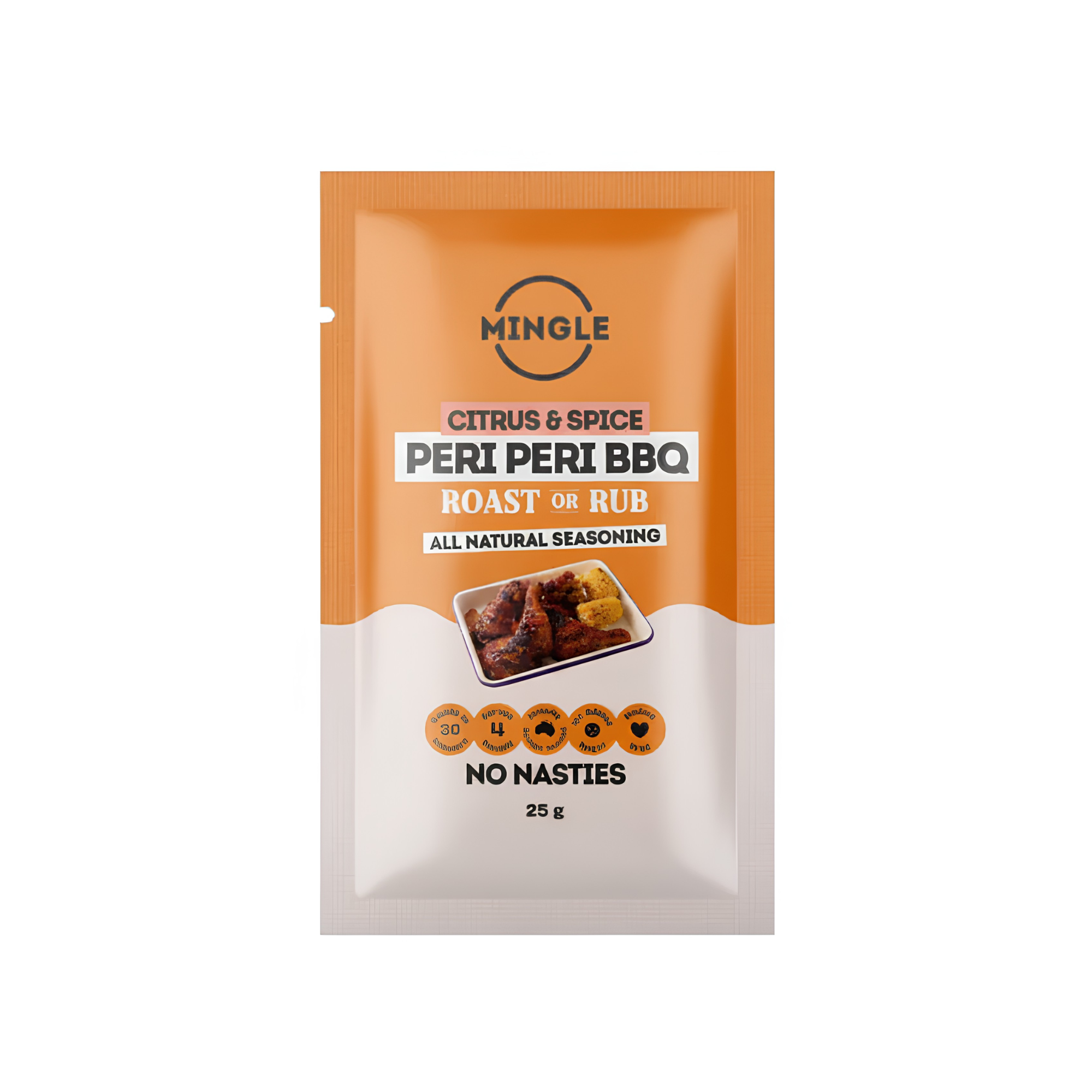 Mingle Citrus and Spice Peri Peri BBQ All Natural Seasoning 25g