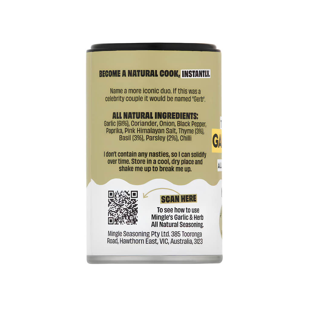 Mingle Garlic & Herb All Natural Seasoning 50g