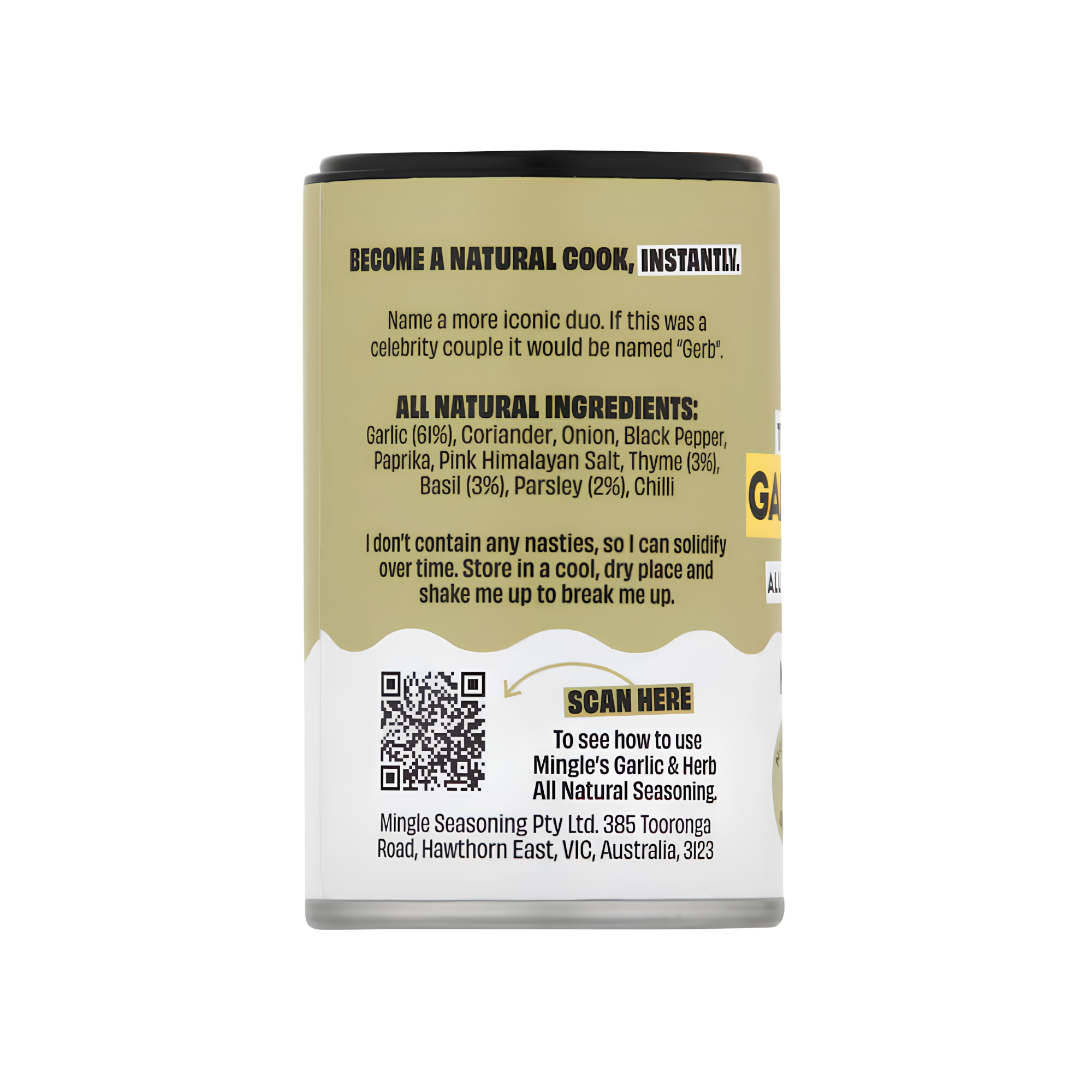 Mingle Garlic & Herb All Natural Seasoning 50g