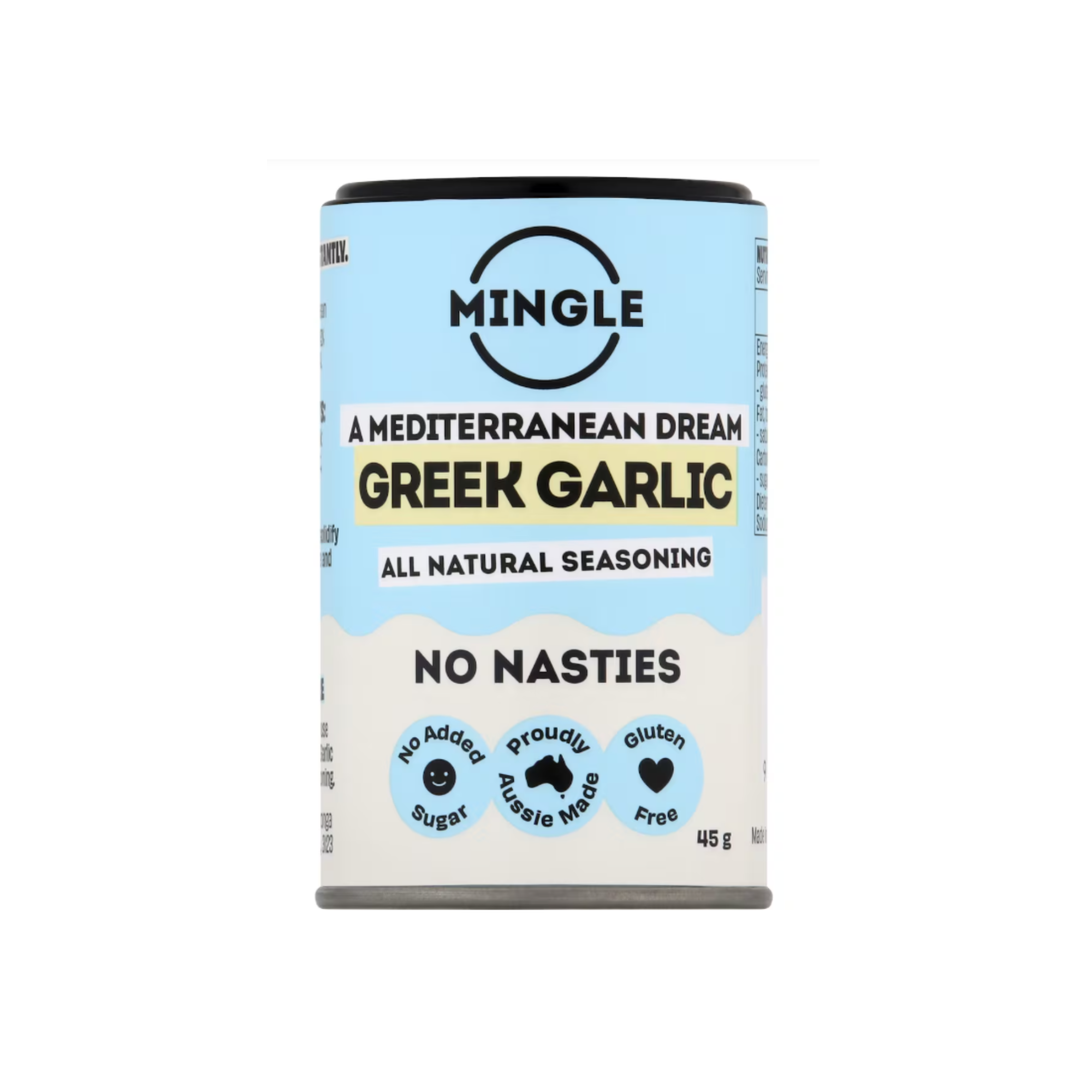 Mingle Greek Garlic All Natural Seasoning 45g