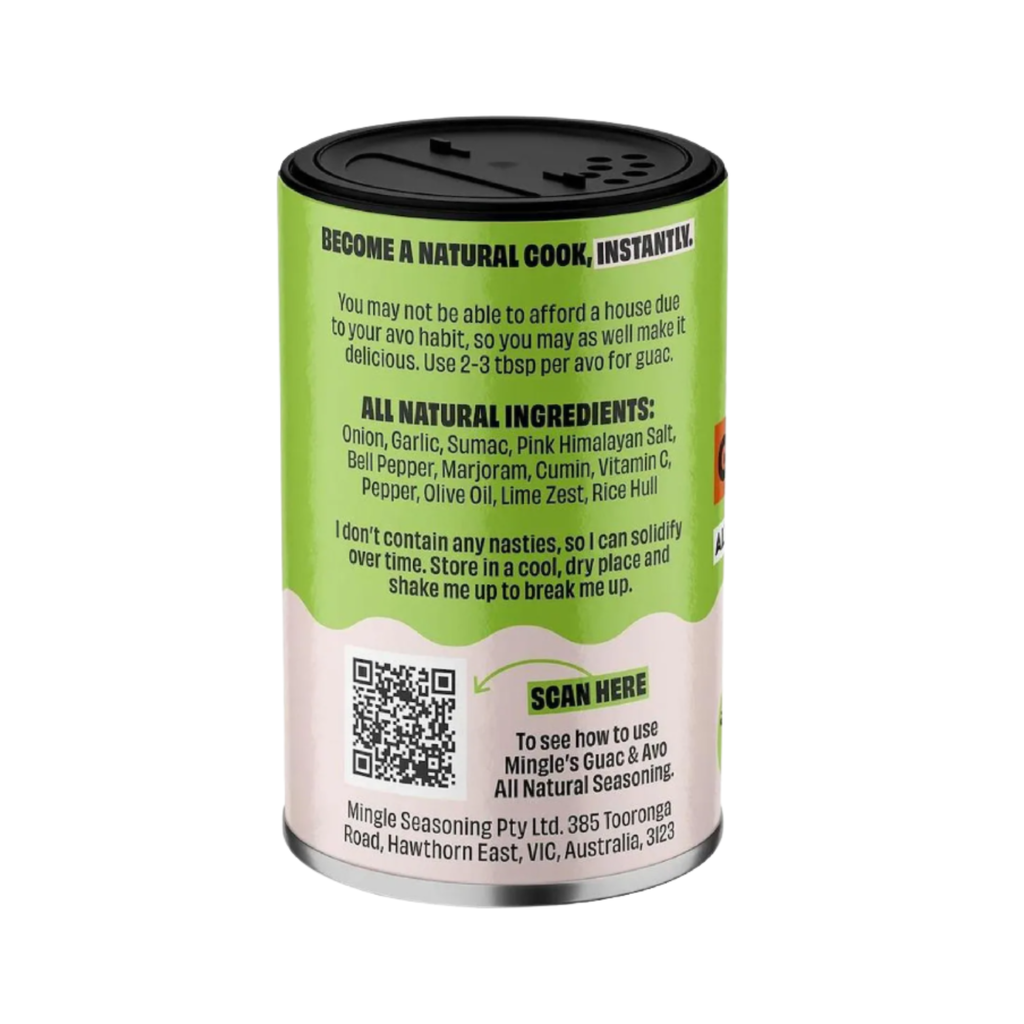 Mingle Guac & Avo All Natural Seasoning 45g