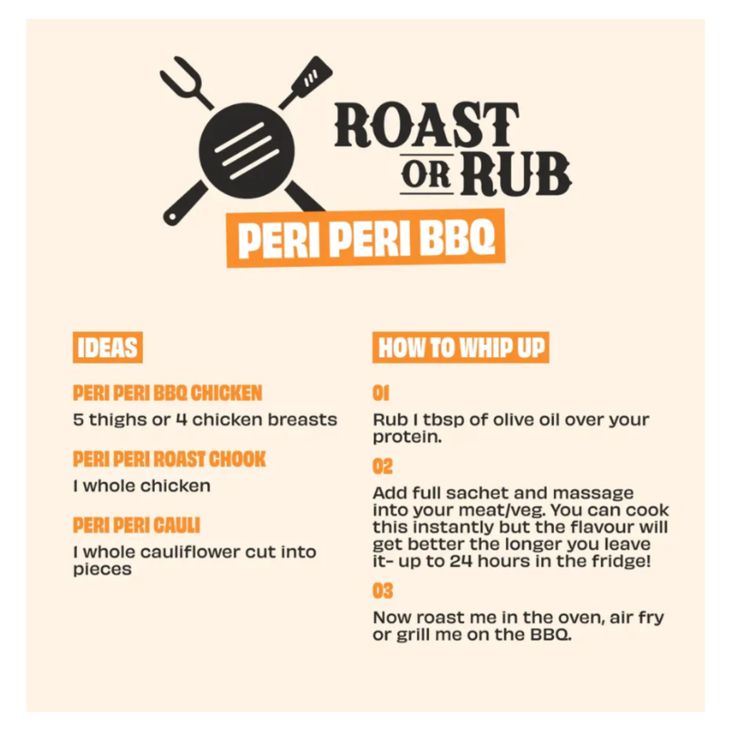 Mingle Citrus and Spice Peri Peri BBQ Rub All Natural Seasoning 25g