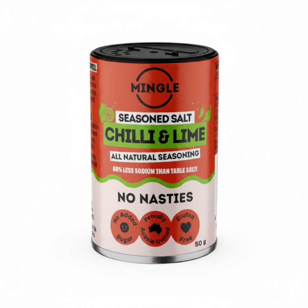 Mingle Seasoned Salt Chilli & Lime All Natural Seasoning 50g