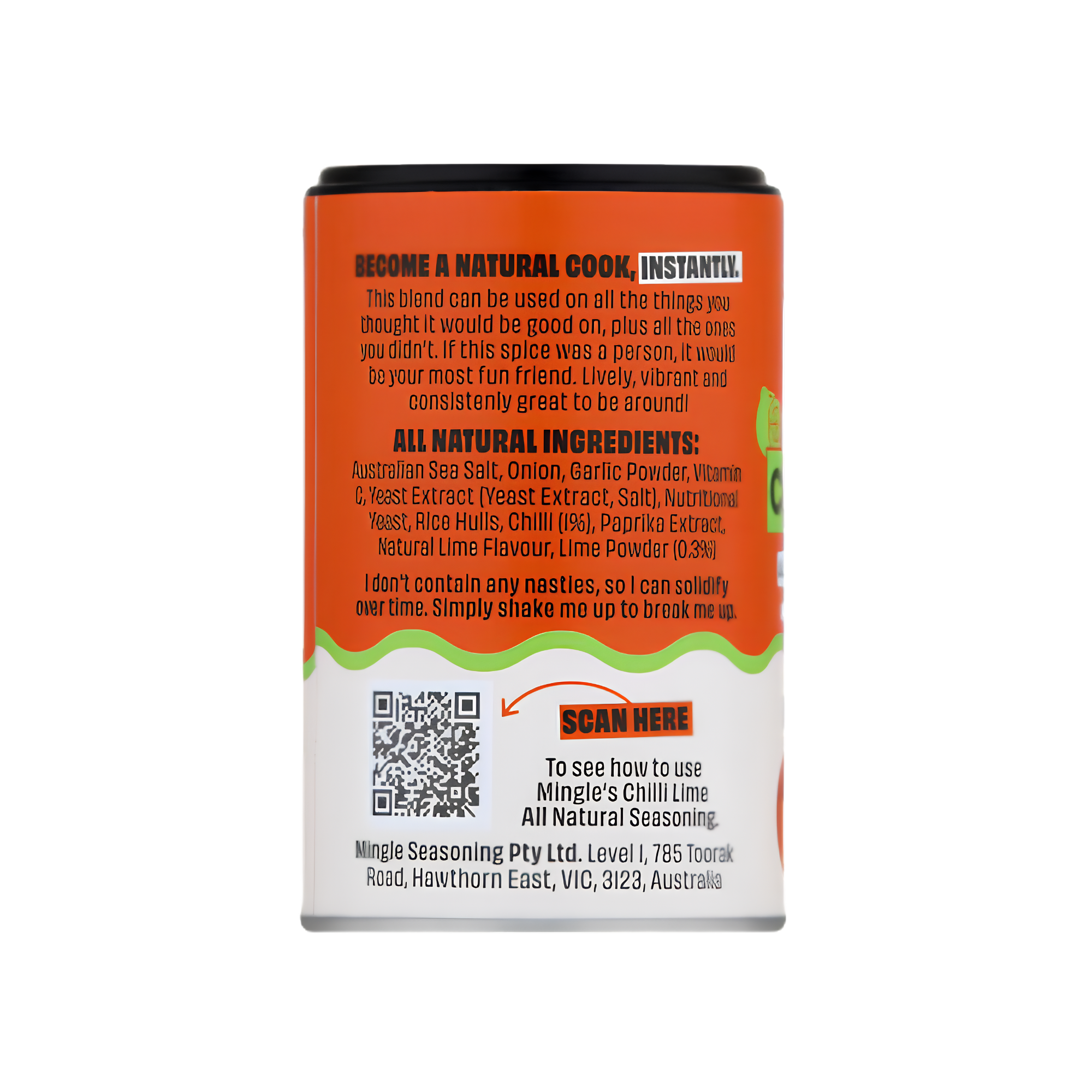 Mingle Seasoned Salt Chilli & Lime All Natural Seasoning 50g