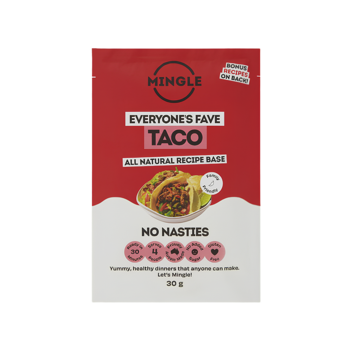 Mingle Taco Recipe Base 30g