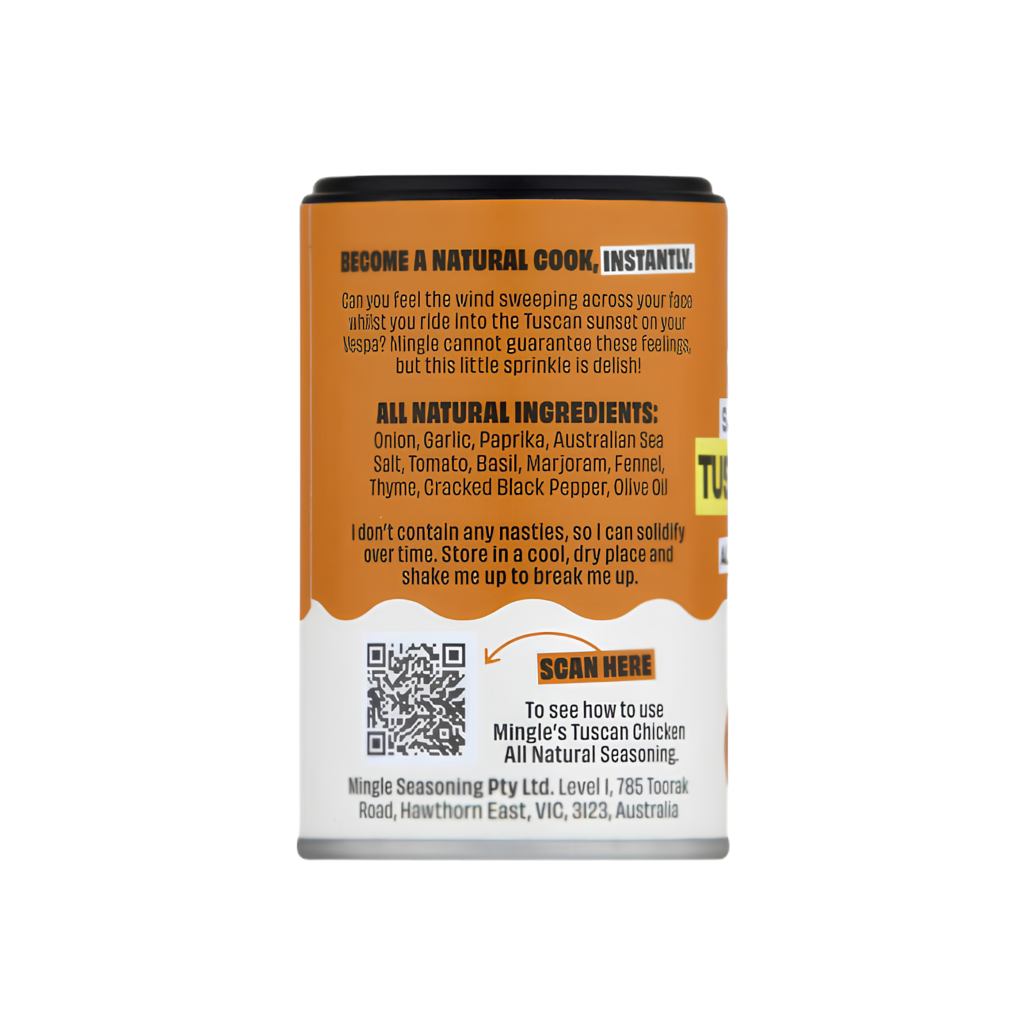 Mingle Savoury Sprinkle Tuscan Chicken All Natural Seasoning 35g