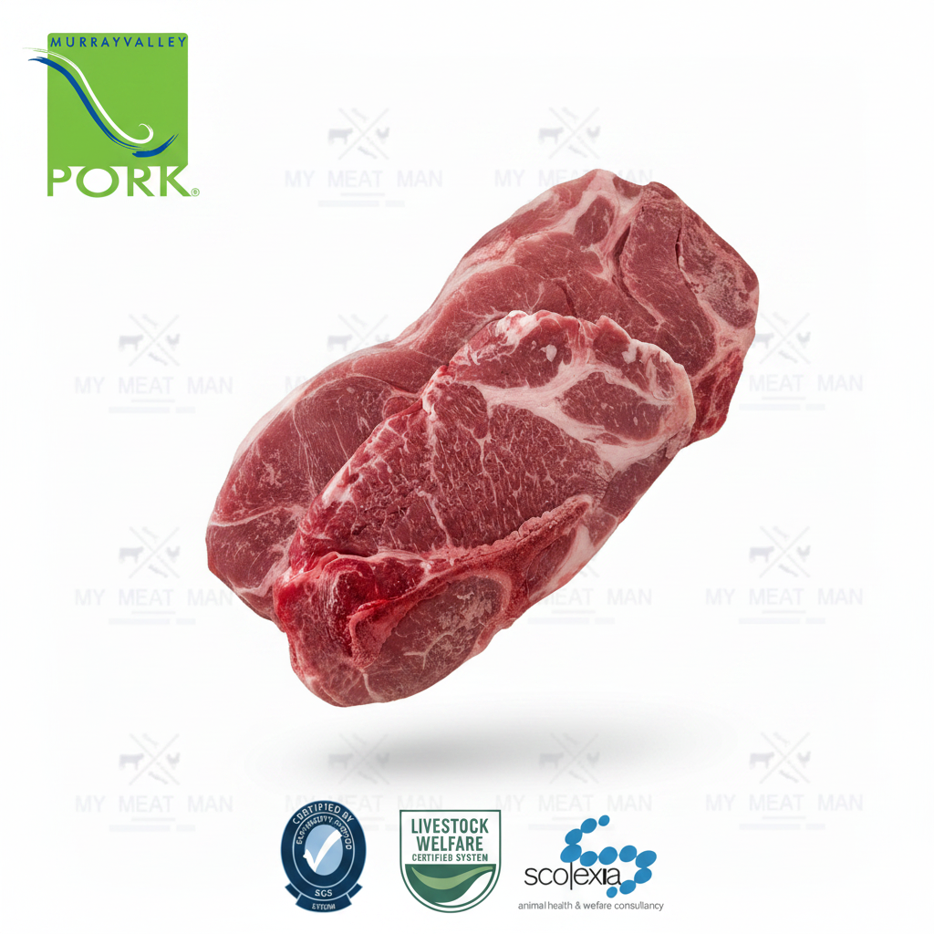Australian Murray Valley Pork Collar Steak 300g (Frozen)